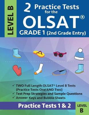 Book cover for 2 Practice Tests for the Olsat Grade 1 (2nd Grade Entry) Level B
