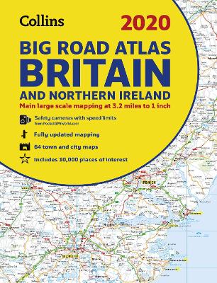Cover of 2020 Collins Big Road Atlas Britain and Northern Ireland