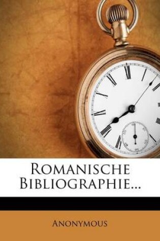 Cover of Romanische Bibliographie...