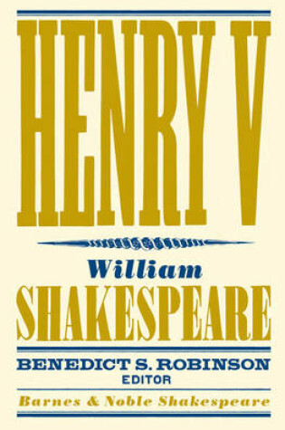 Cover of Henry V (Barnes & Noble Shakespeare)