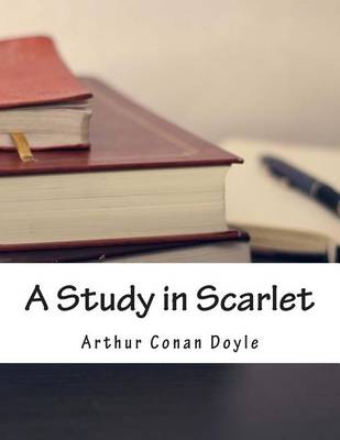 Book cover for A Study in Scarlet