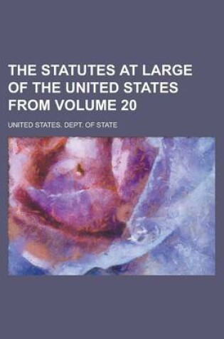 Cover of The Statutes at Large of the United States from Volume 20