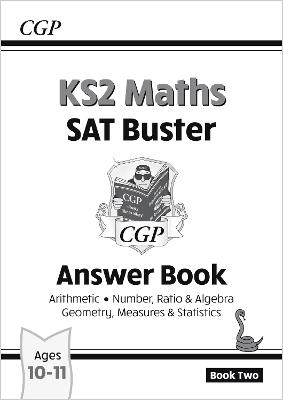 Book cover for KS2 Maths SAT Buster: Answer Book 2 (for the 2025 tests)