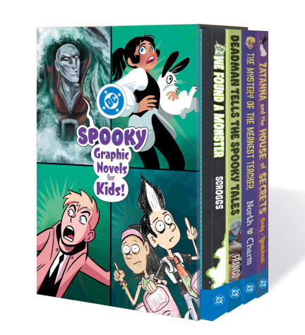 Book cover for DC Spooky Graphic Novels for Kids Box Set