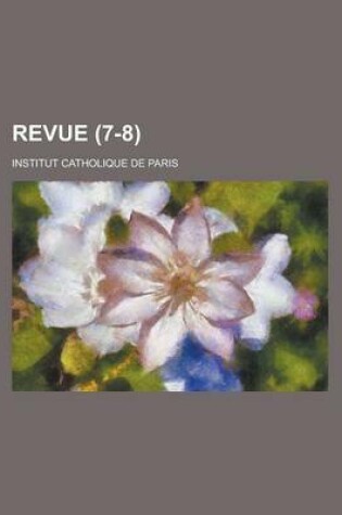 Cover of Revue (7-8)