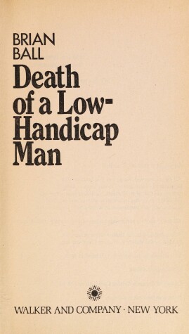 Cover of Death of a Low-Handicapped Man