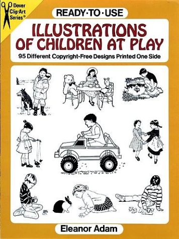 Book cover for Ready-to-Use Illustrations of Children at Play