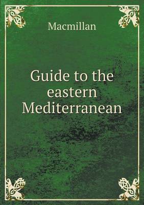 Book cover for Guide to the eastern Mediterranean