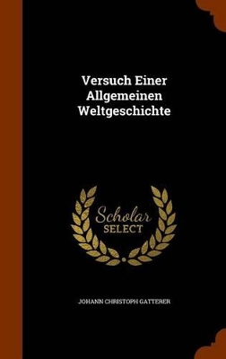 Book cover for Versuch Einer Allgemeinen Weltgeschichte