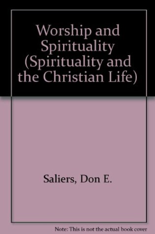 Cover of Worship and Spirituality