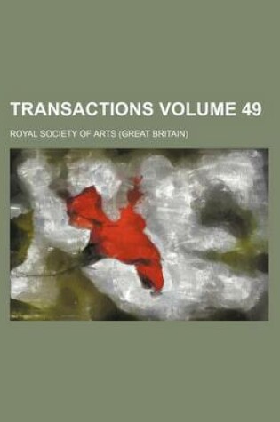 Cover of Transactions Volume 49