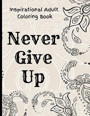 Book cover for Inspirational Adult Coloring Book