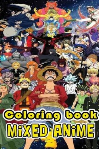 Cover of Mixed Anime Coloring Book