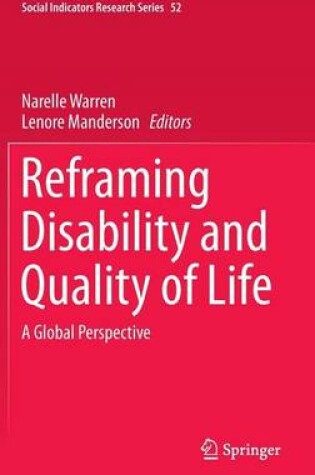 Cover of Reframing Disability and Quality of Life: A Global Perspective