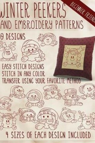 Cover of Winter Peekers Hand Embroidery Patterns