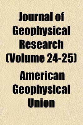 Book cover for Journal of Geophysical Research (Volume 24-25)