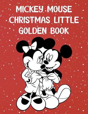 Book cover for Mickey Mouse Christmas Little Golden Book