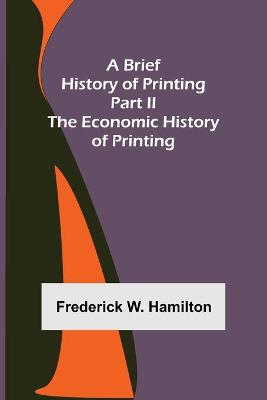 Book cover for A Brief History of Printing. Part II