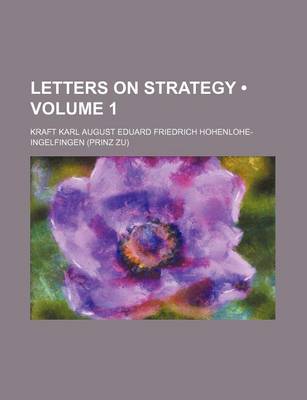 Book cover for Letters on Strategy (Volume 1)