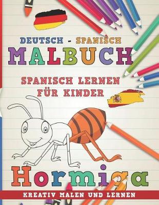 Cover of Malbuch Deutsch - Spanisch I Spanisch Lernen F