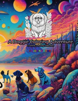 Book cover for A Doggie Coloring Adventure