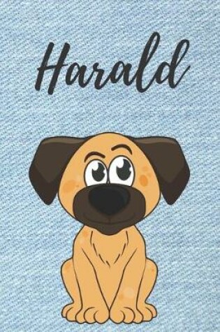 Cover of Harald Hunde Notizbuch / Notizheft / Malbuch / Kritzelbuch / Tagebuch / Journal / DIN A5 / Geschenke