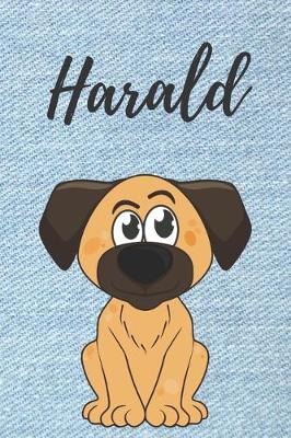 Book cover for Harald Hunde Notizbuch / Notizheft / Malbuch / Kritzelbuch / Tagebuch / Journal / DIN A5 / Geschenke