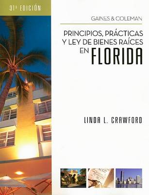 Book cover for Principios, Practicas y Ley de Bienes Raices en Florida