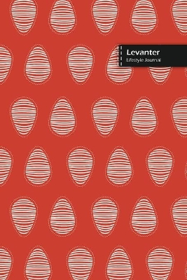 Book cover for Levanter Lifestyle Journal, Blank Write-in Notebook, Dotted Lines, Wide Ruled, Size (A5) 6 x 9 In (Orange)