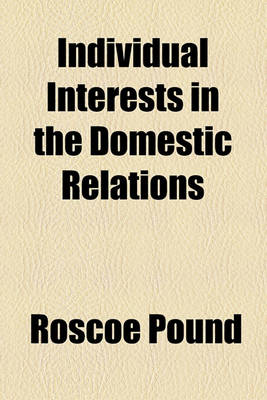 Book cover for Individual Interests in the Domestic Relations