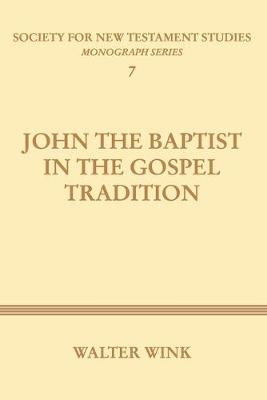 Cover of John The Baptist in the Gospel Tradition