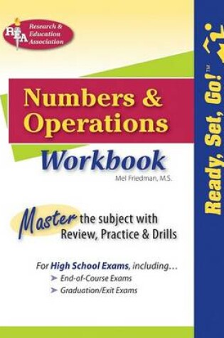 Cover of Numbers and Operations Workbook