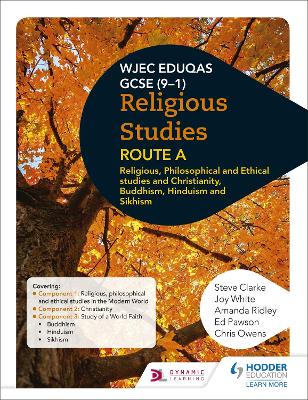 Book cover for Eduqas GCSE (9-1) Religious Studies Route A: Religious, Philosophical and Ethical studies and Christianity, Buddhism, Hinduism and Sikhism