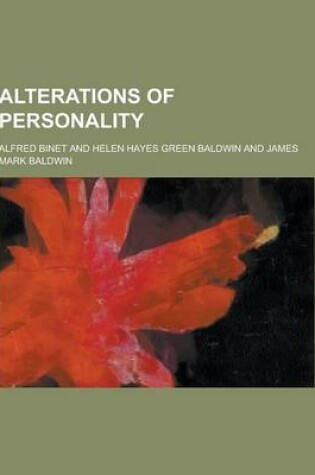 Cover of Alterations of Personality