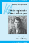 Book cover for Ludwig Wittgenstein: Philosophische Untersuchungen