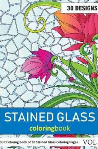 Cover of Stained Glass Coloring Book