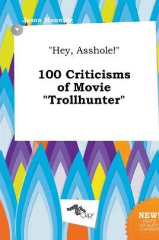 Cover of Hey, Asshole! 100 Criticisms of Movie Trollhunter