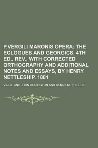 Cover of P.Vergili Maronis Opera