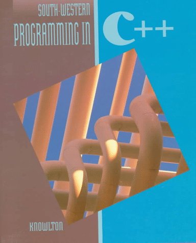 Book cover for Programming in C++