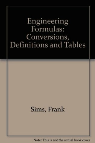 Cover of Engineering Formulas