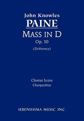 Book cover for Mass in D, Op. 10 - Chorus Score
