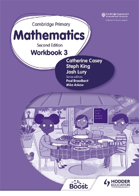Book cover for Cambridge Primary Mathematics Workbook 3 Second Edition