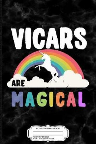 Cover of Vicars Are Magical Composition Notebook