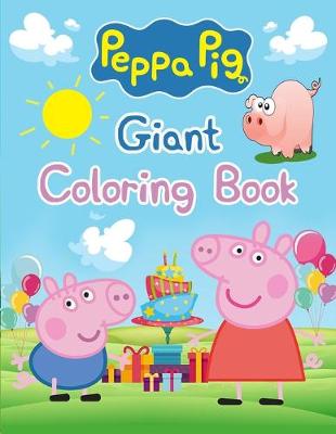 Book cover for Peppa Pig Giant Coloring Book