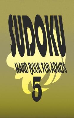 Cover of sudoku hard book for adults 5