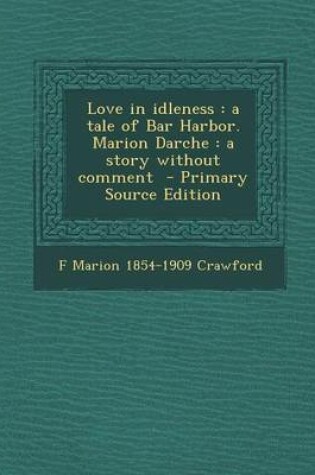 Cover of Love in Idleness