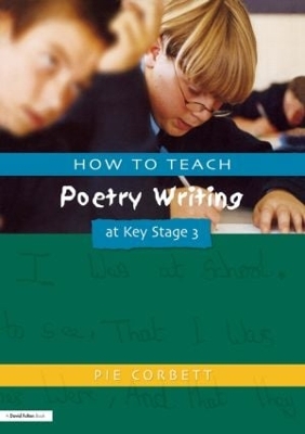 Book cover for How to teach poetry writing at key stage 3