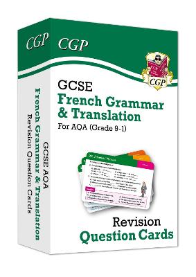 Book cover for GCSE AQA French: Grammar & Translation Revision Question Cards (For exams in 2025)