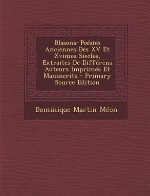 Book cover for Blasons