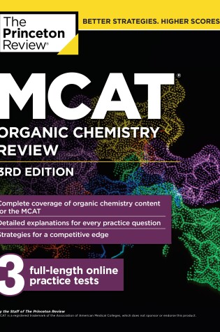 Cover of MCAT Organic Chemistry Review, 3rd Edition